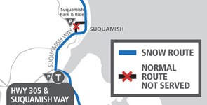  Route 391 - Snow Route Map