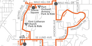 Route 9 South Park map