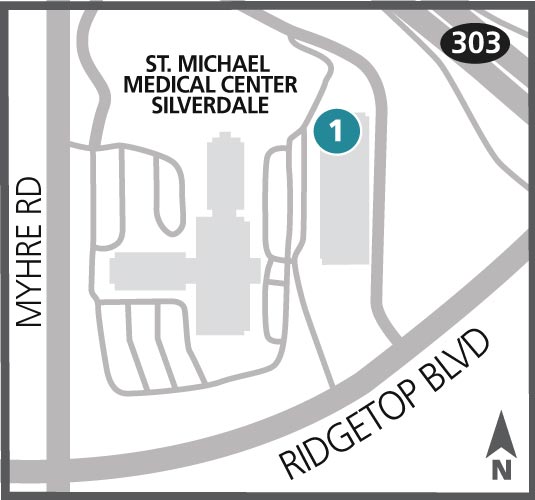 St. Michael Medical Center SCOOT car location