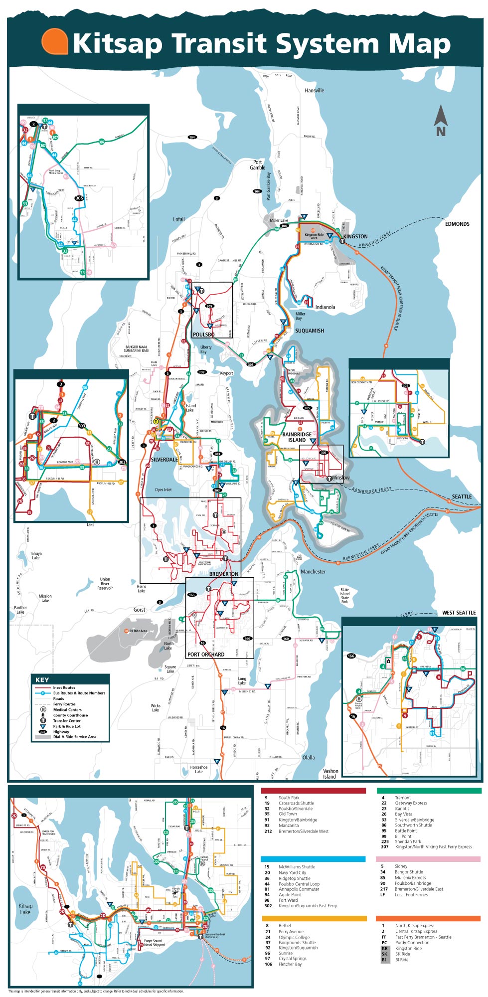 System Map | Kitsap Transit